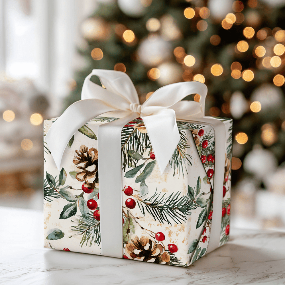 Home for the Hollydays - Wrapping Paper - Aspen & Arlo