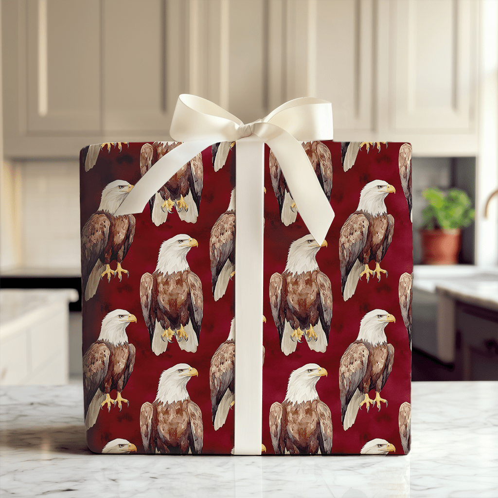 Eagle Gaze - Wrapping Paper - Aspen & Arlo
