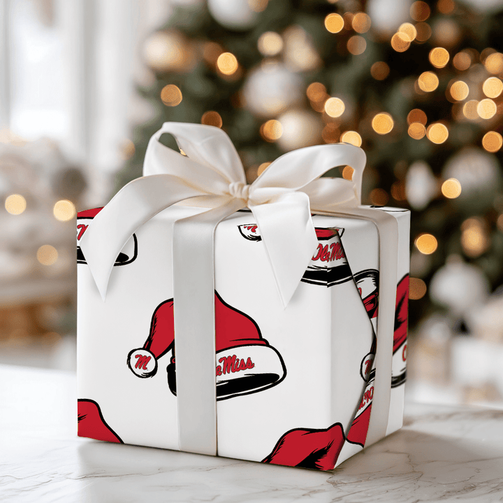 Rebel Holiday Cheer Hat - Wrapping Paper - Aspen & Arlo
