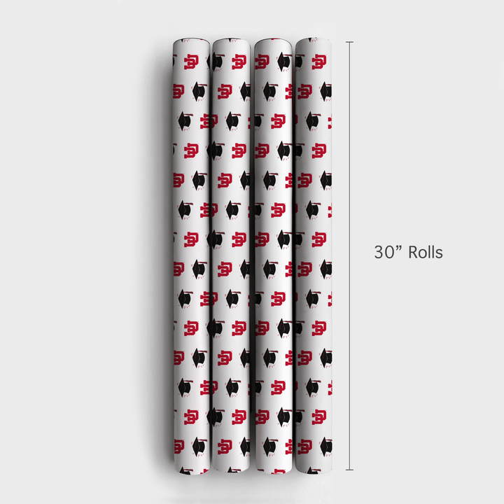 Hats off Utah Grad - Wrapping Paper - Aspen & Arlo