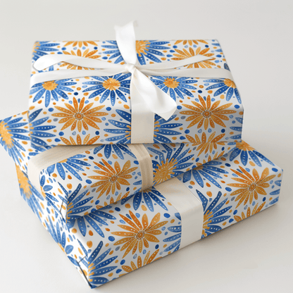 Caught in a Blue Romance - Wrapping Paper - Aspen & Arlo