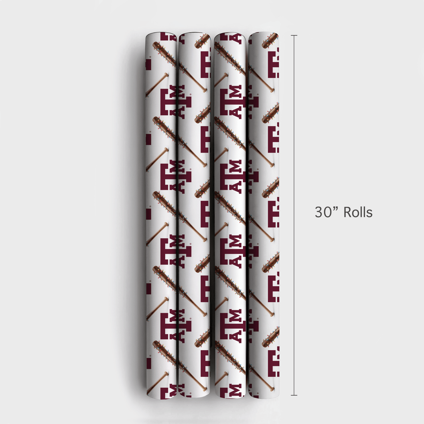 Diamond Glow Aggies - Wrapping Paper - Aspen & Arlo