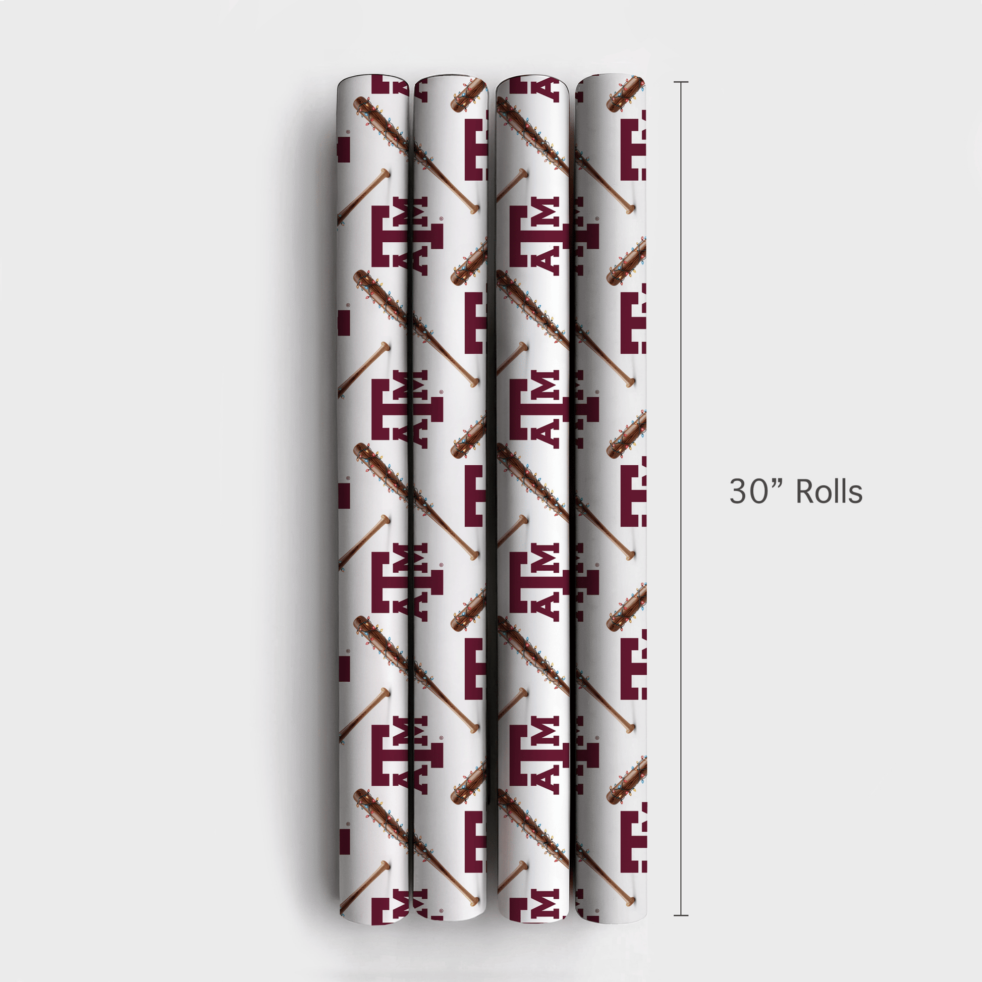 Diamond Glow Aggies - Wrapping Paper - Aspen & Arlo