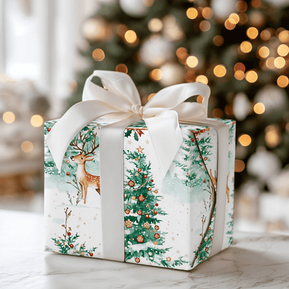 Prancing Forest - Wrapping Paper - Aspen & Arlo