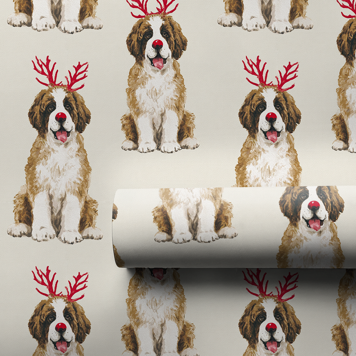 Rudolph the St. Bernard
