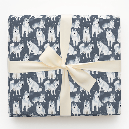 Snow Dog Day - Wrapping Paper - Aspen & Arlo