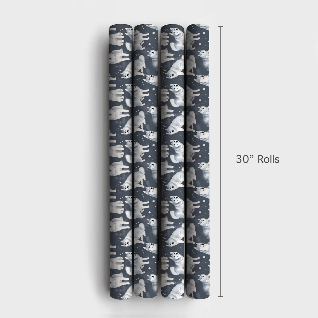 Snow Dog Day - Wrapping Paper - Aspen & Arlo