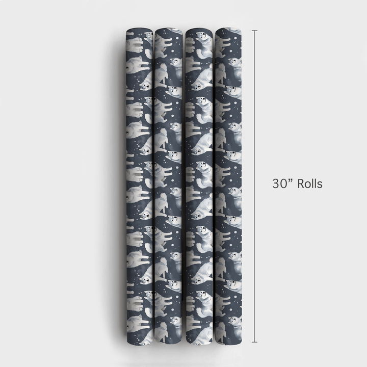 Snow Dog Day - Wrapping Paper - Aspen & Arlo