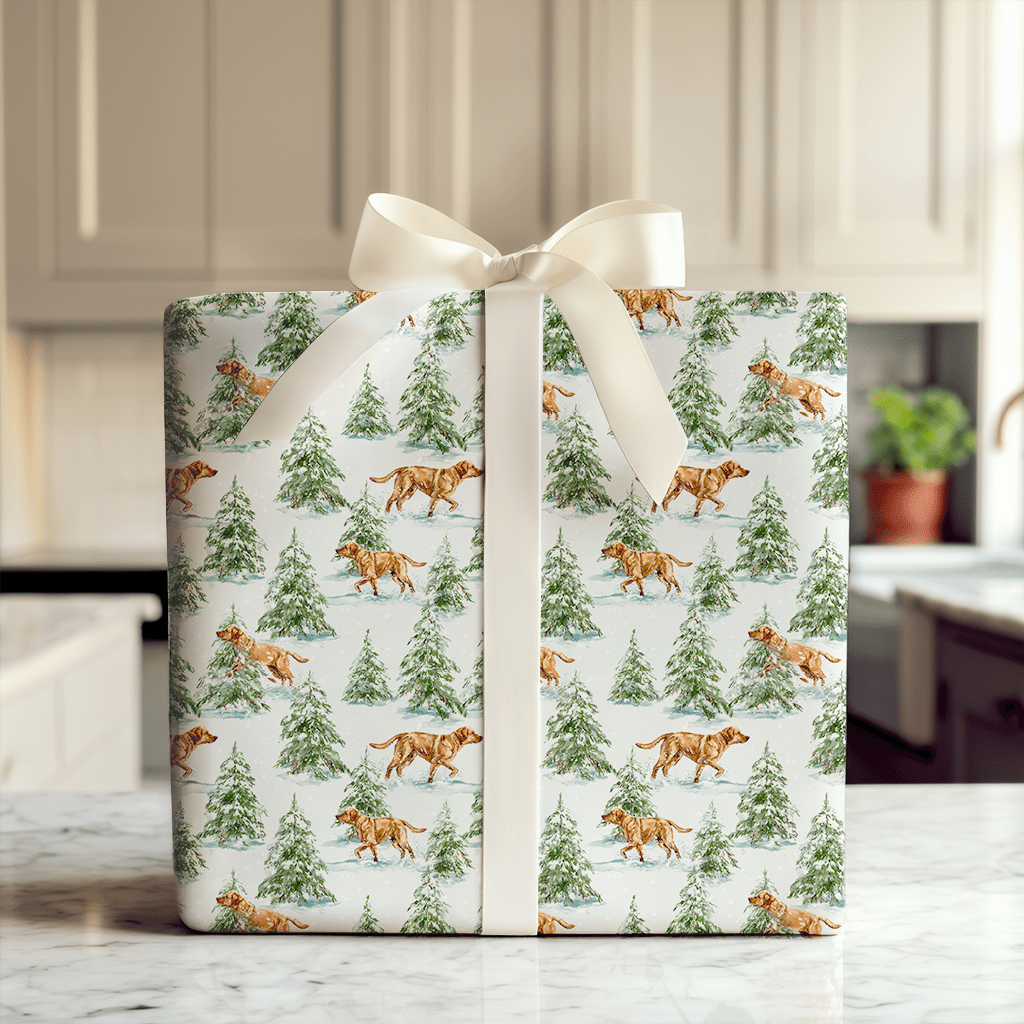 Maple Snow - Wrapping Paper - Aspen & Arlo