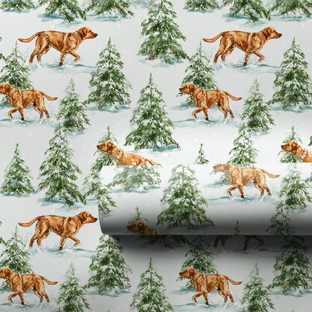 Maple Snow - Wrapping Paper - Aspen & Arlo