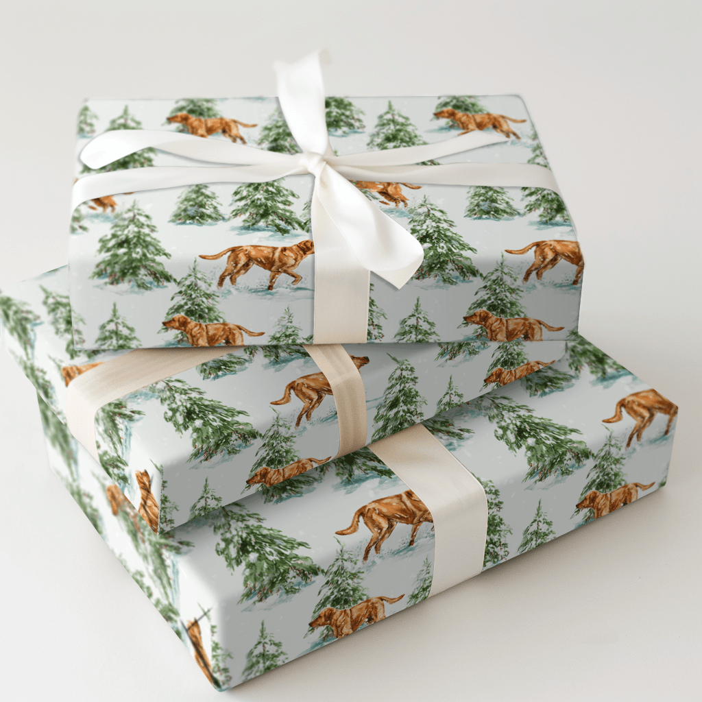 Maple Snow - Wrapping Paper - Aspen & Arlo