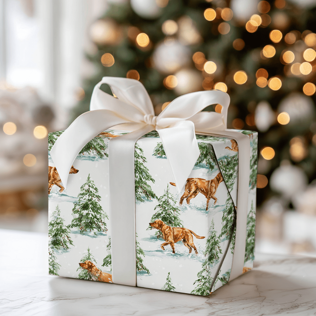 Maple Snow - Wrapping Paper - Aspen & Arlo