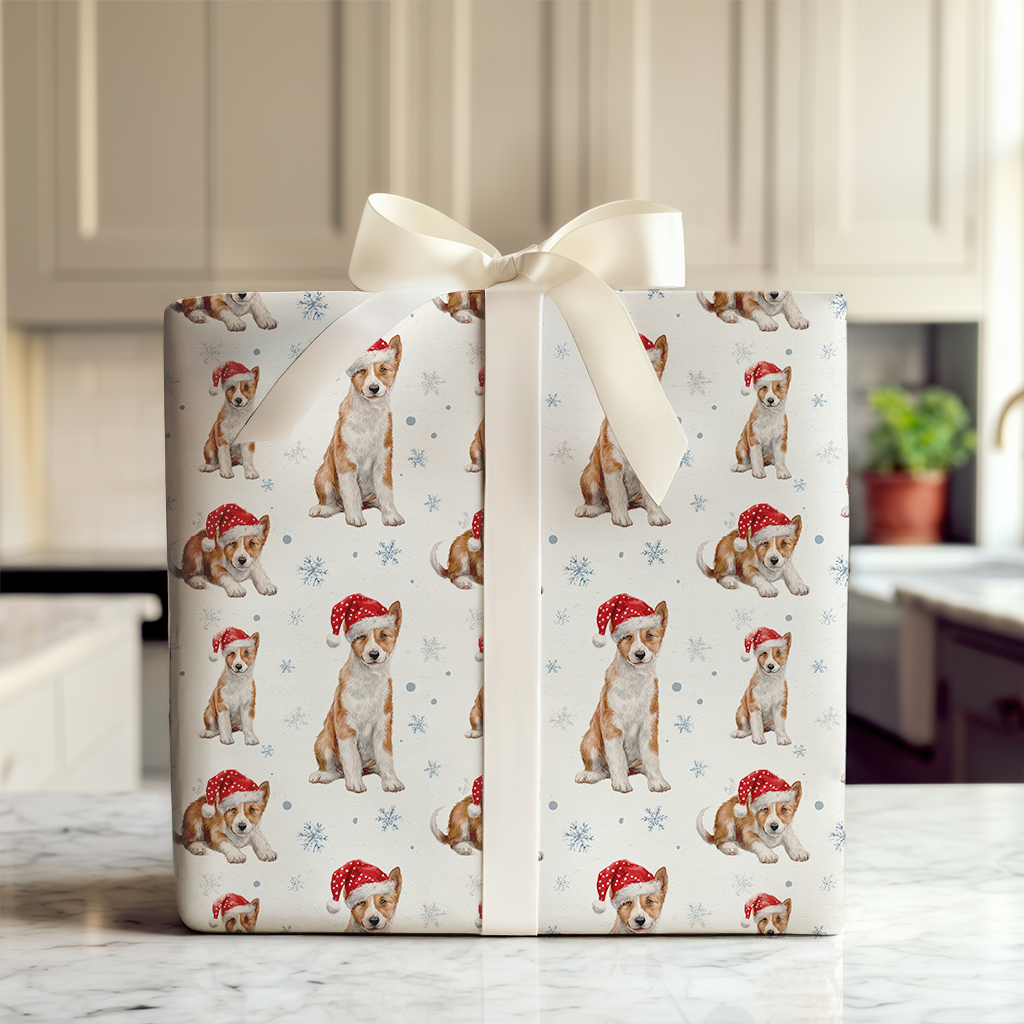 Baby Basenji Claus