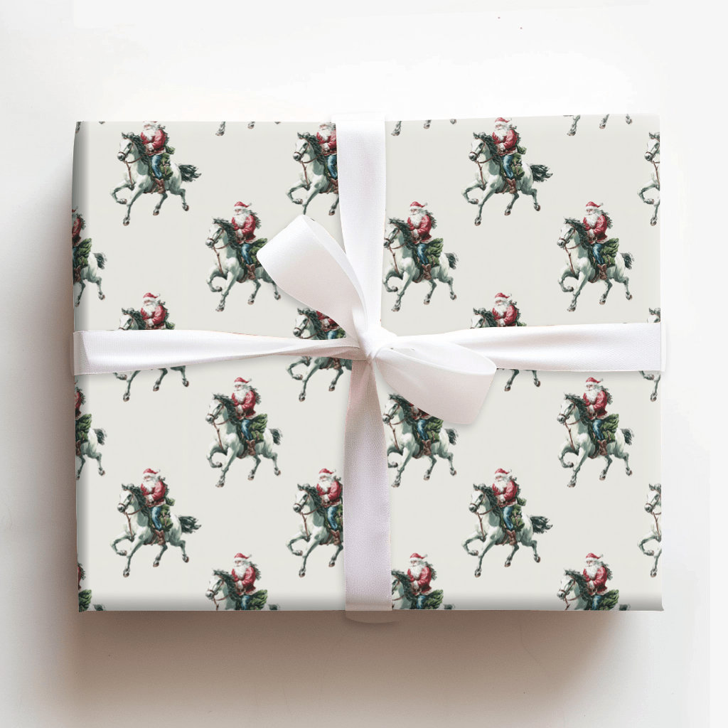 Gallop to the North Pole - Wrapping Paper - Aspen & Arlo