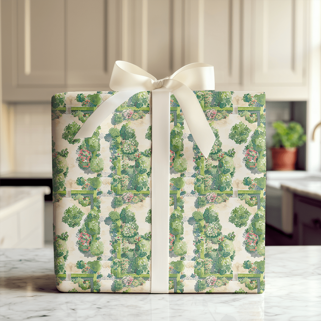Green Houses - Wrapping Paper - Aspen & Arlo