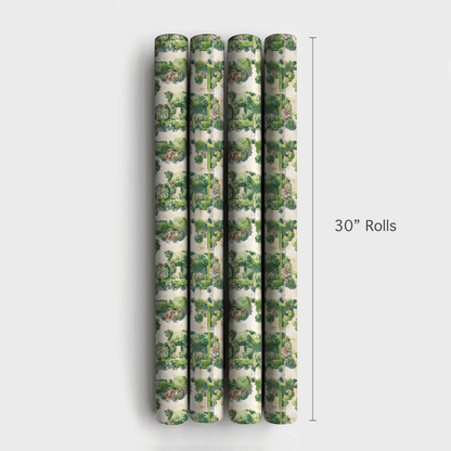 Green Houses - Wrapping Paper - Aspen & Arlo