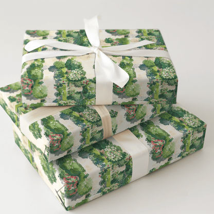 Green Houses - Wrapping Paper - Aspen & Arlo