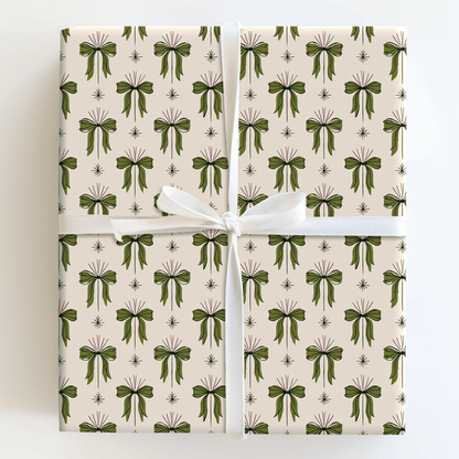Holly Jolly Bows - Wrapping Paper - Aspen & Arlo