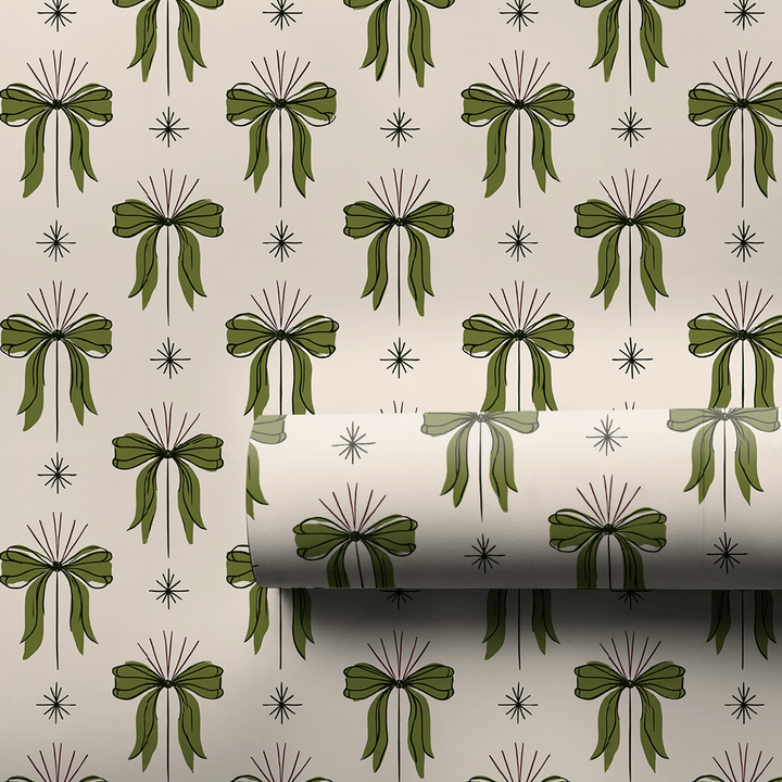 Holly Jolly Bows - Wrapping Paper - Aspen & Arlo