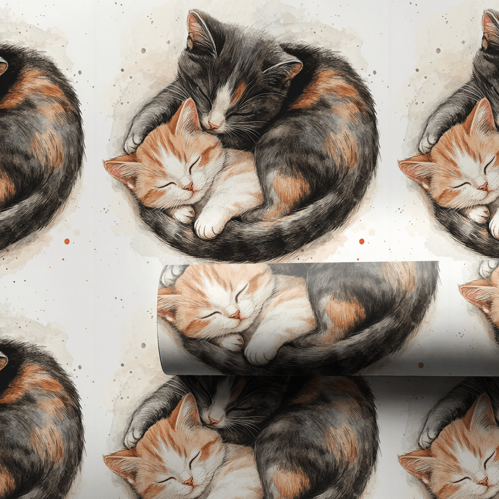 Cuddle Puddle - Wrapping Paper - Aspen & Arlo