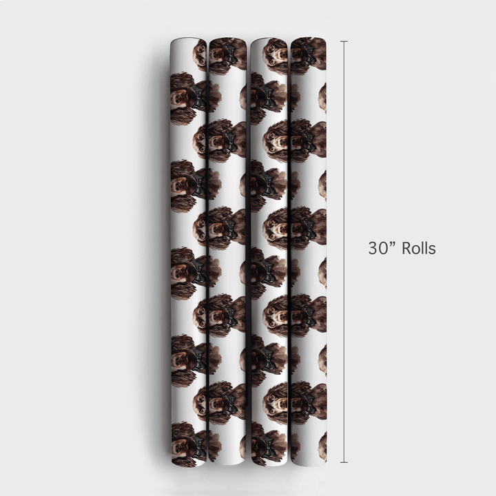 Black Tie with the Boykin Spaniels - Wrapping Paper - Aspen & Arlo
