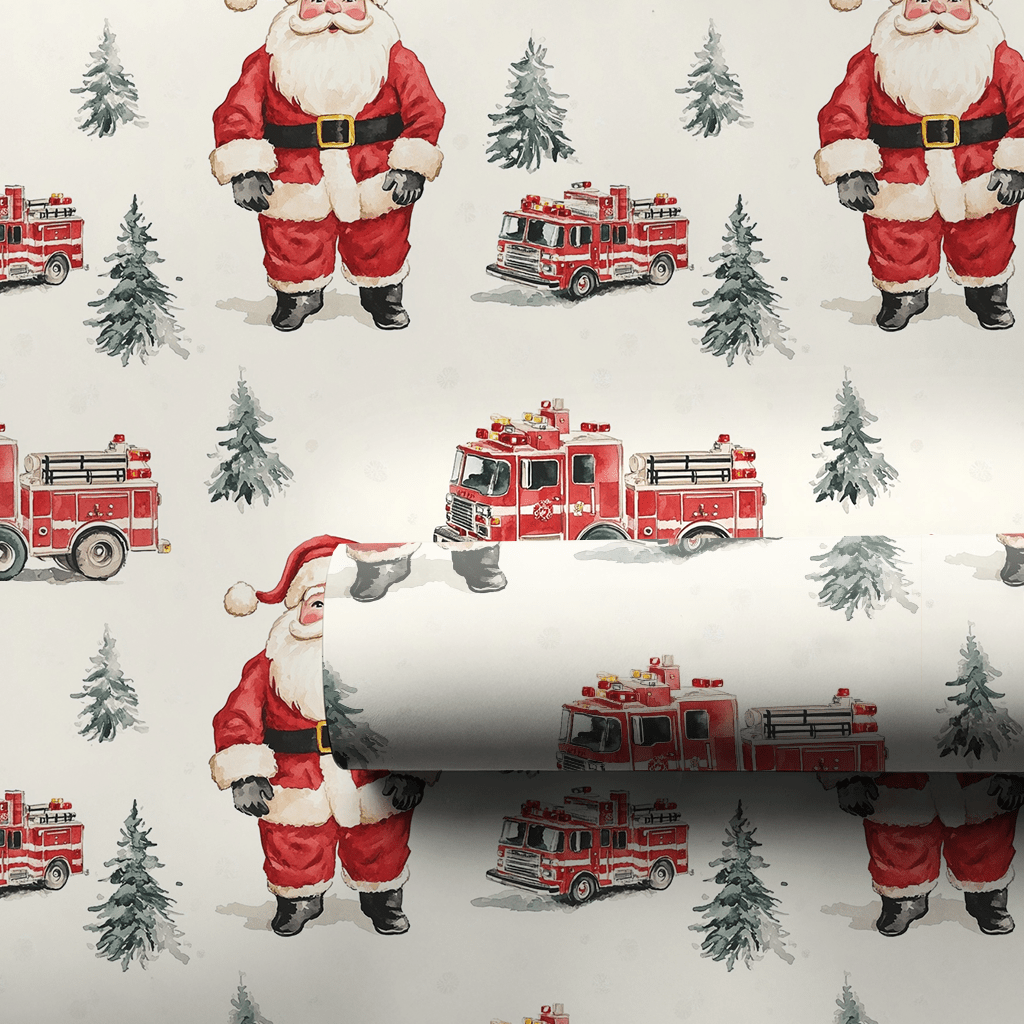 Hot Claus - Wrapping Paper - Aspen & Arlo