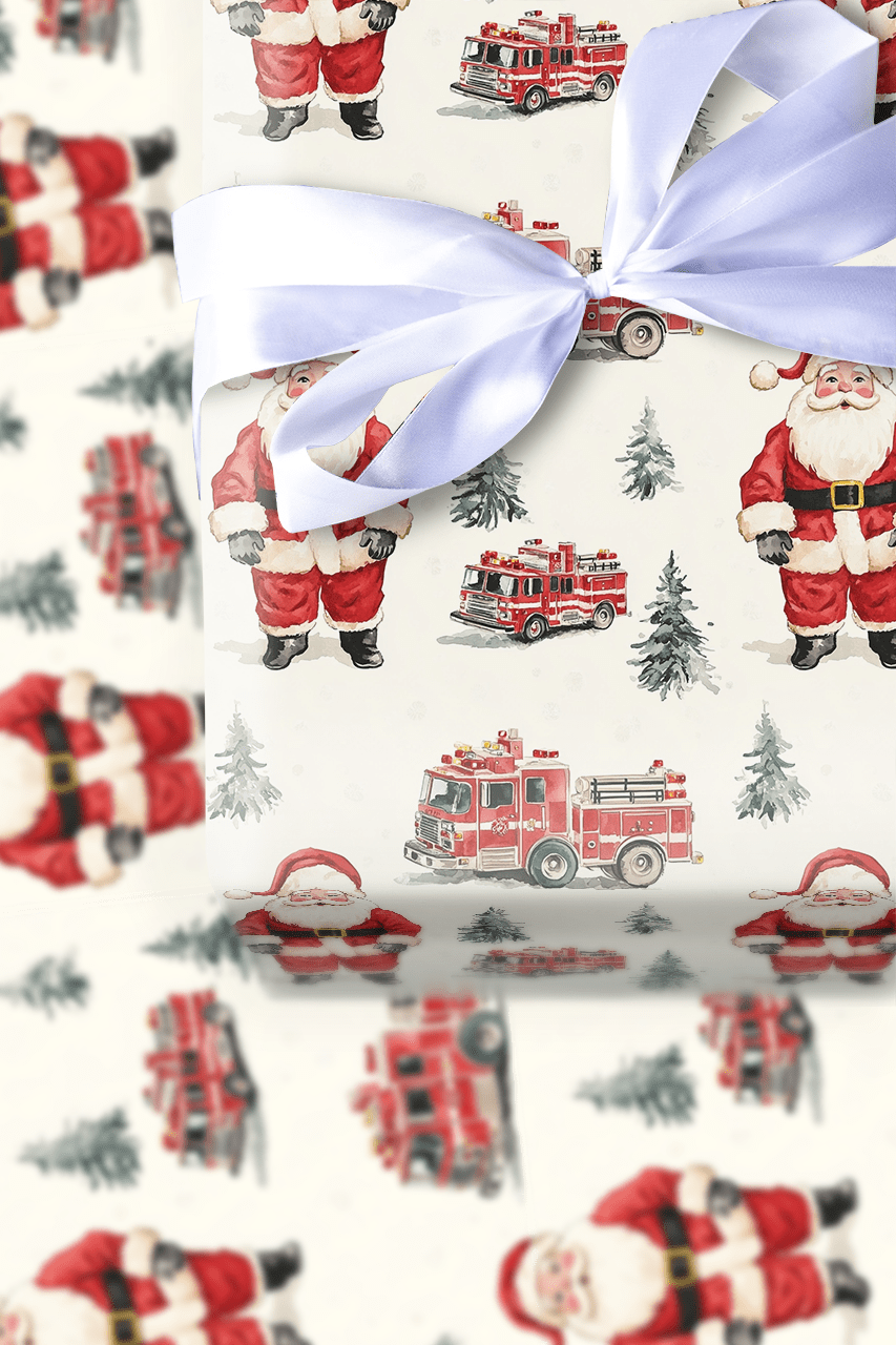 Hot Claus - Wrapping Paper - Aspen & Arlo