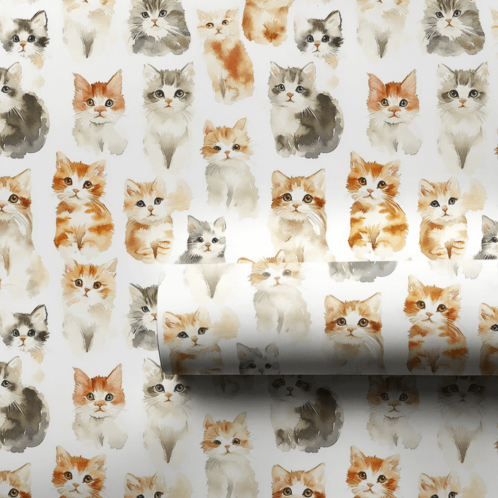 Purrs - Wrapping Paper - Aspen & Arlo