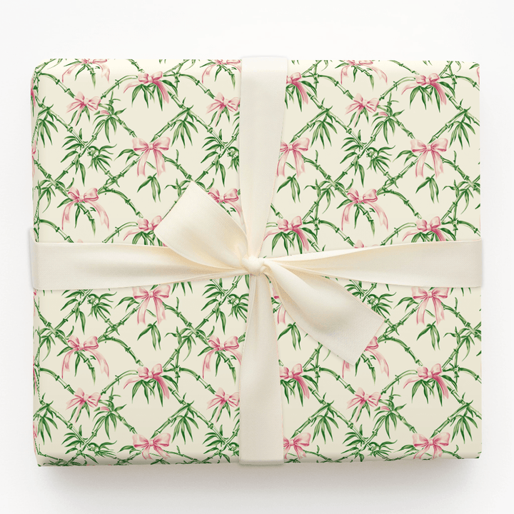 Tangled in Pink Bows - Wrapping Paper - Aspen & Arlo