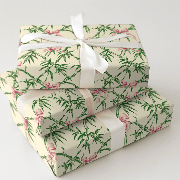 Tangled in Pink Bows - Wrapping Paper - Aspen & Arlo