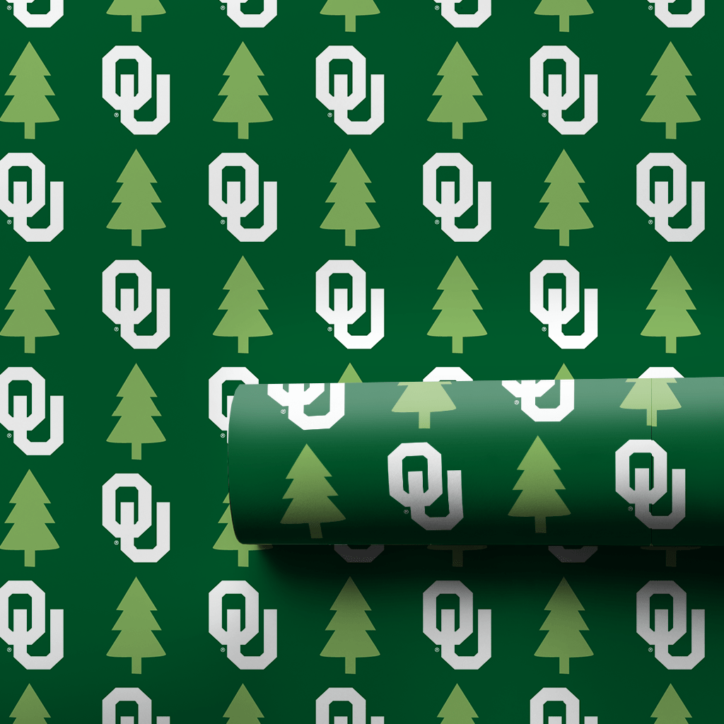 Sooner Holiday Pines - Wrapping Paper - Aspen & Arlo