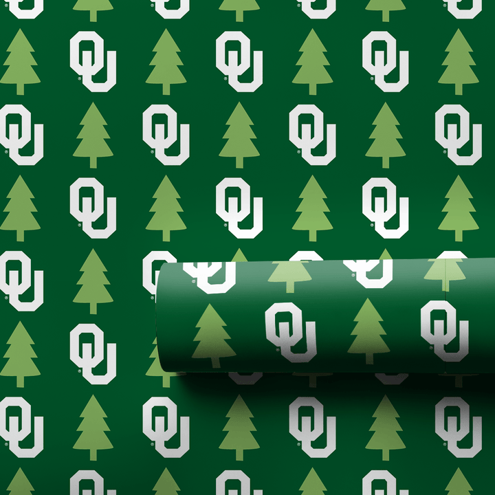 Sooner Holiday Pines - Wrapping Paper - Aspen & Arlo
