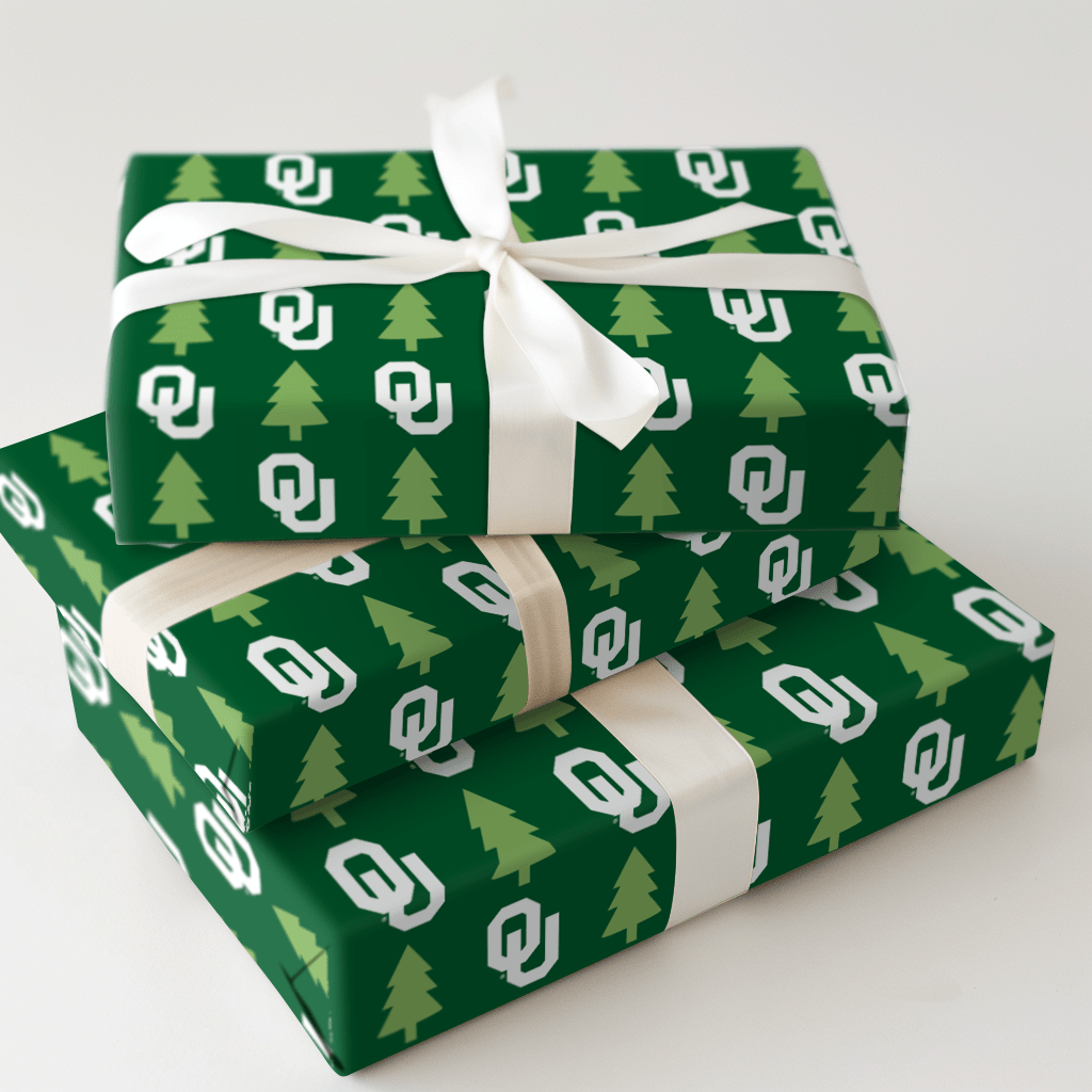 Sooner Holiday Pines - Wrapping Paper - Aspen & Arlo