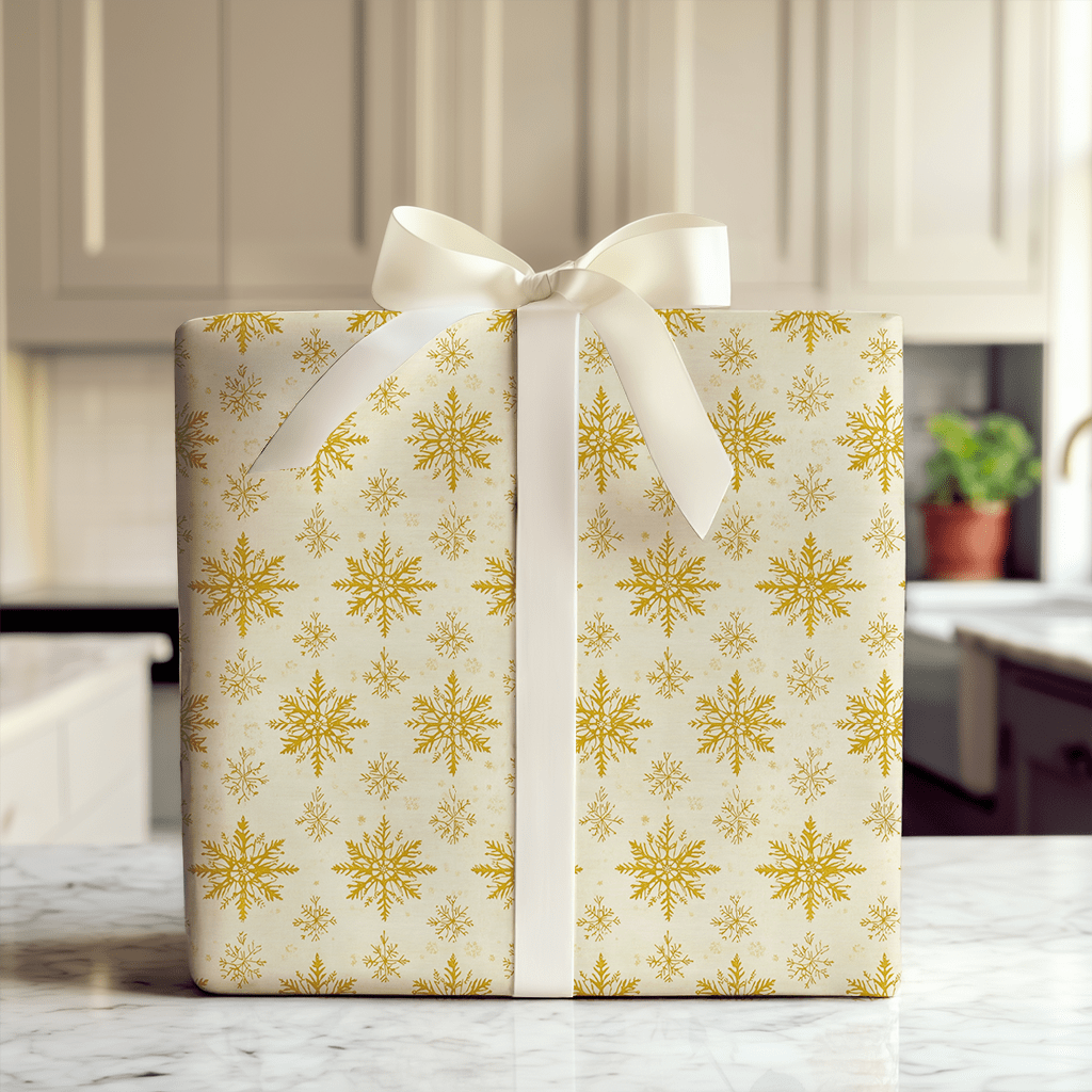 Beaming Snowflake - Wrapping Paper - Aspen & Arlo
