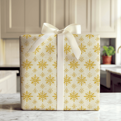 Beaming Snowflake - Wrapping Paper - Aspen & Arlo