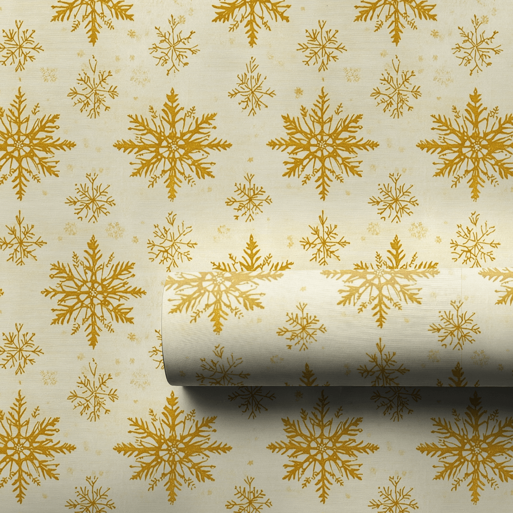 Beaming Snowflake - Wrapping Paper - Aspen & Arlo