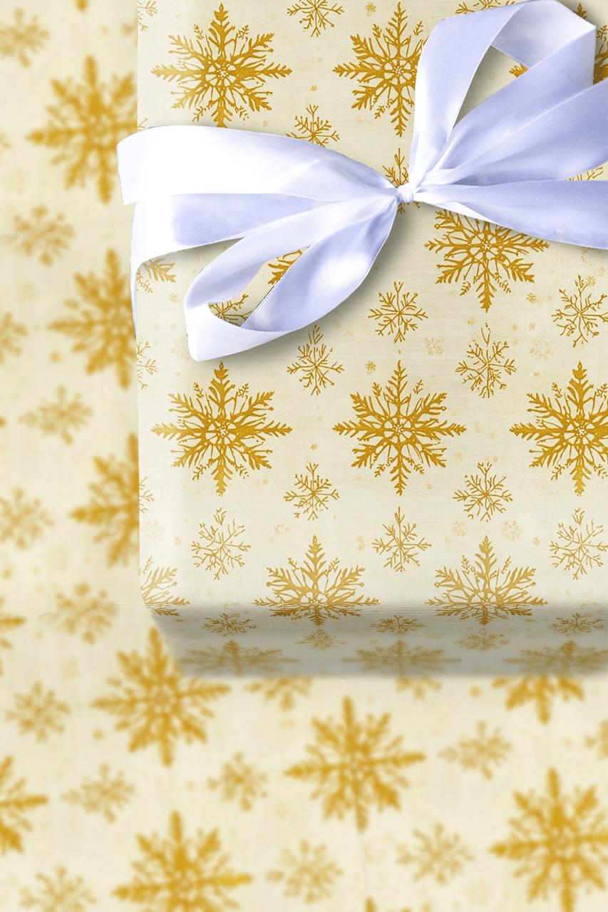 Beaming Snowflake - Wrapping Paper - Aspen & Arlo