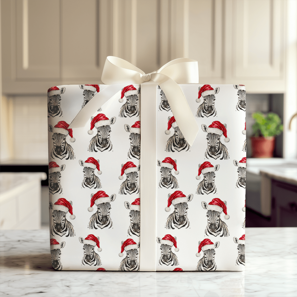 Santa Stripe - Wrapping Paper - Aspen & Arlo