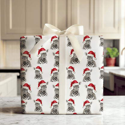 Santa Stripe - Wrapping Paper - Aspen & Arlo