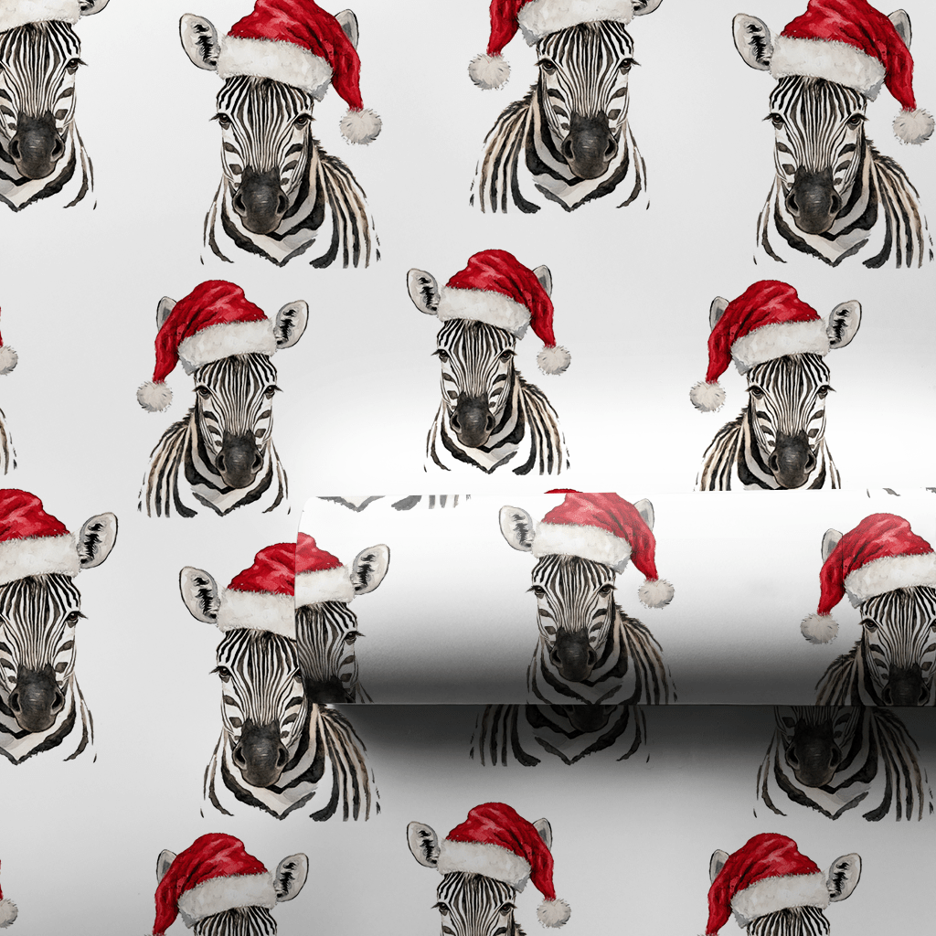 Santa Stripe - Wrapping Paper - Aspen & Arlo
