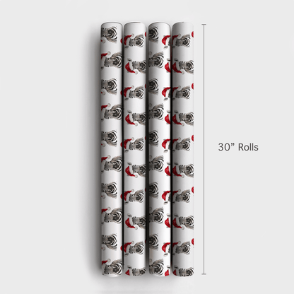 Santa Stripe - Wrapping Paper - Aspen & Arlo