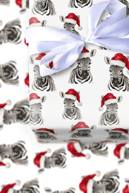 Santa Stripe - Wrapping Paper - Aspen & Arlo