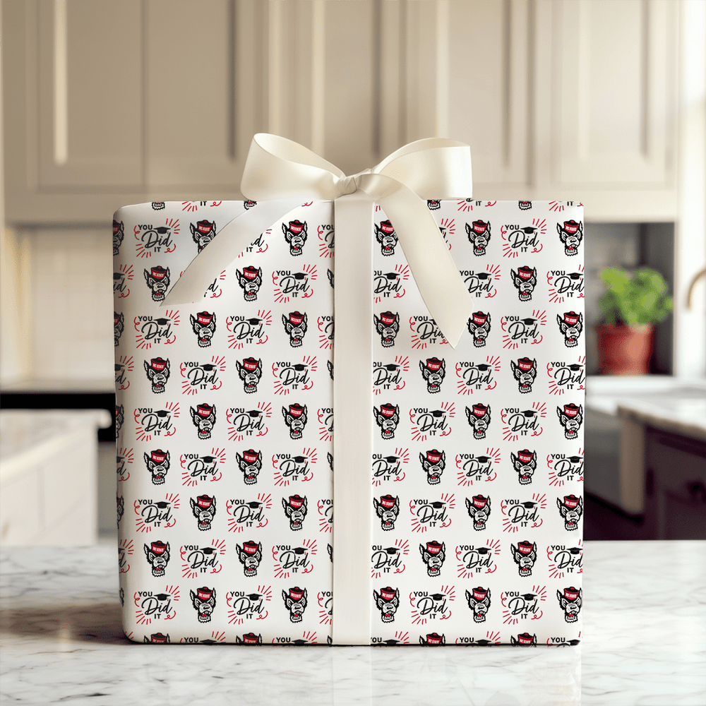 NC State You Did It - Wrapping Paper - Aspen & Arlo