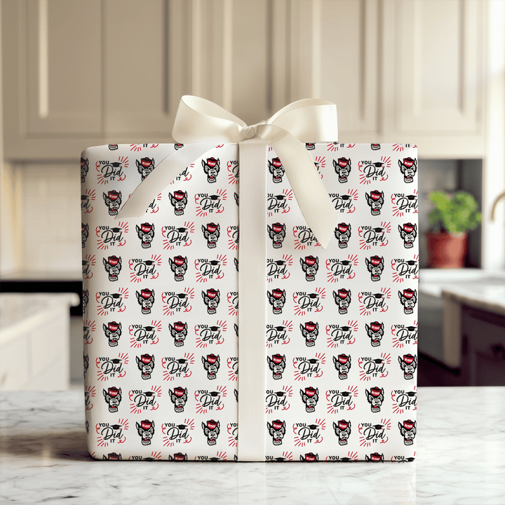 NC State You Did It - Wrapping Paper - Aspen & Arlo