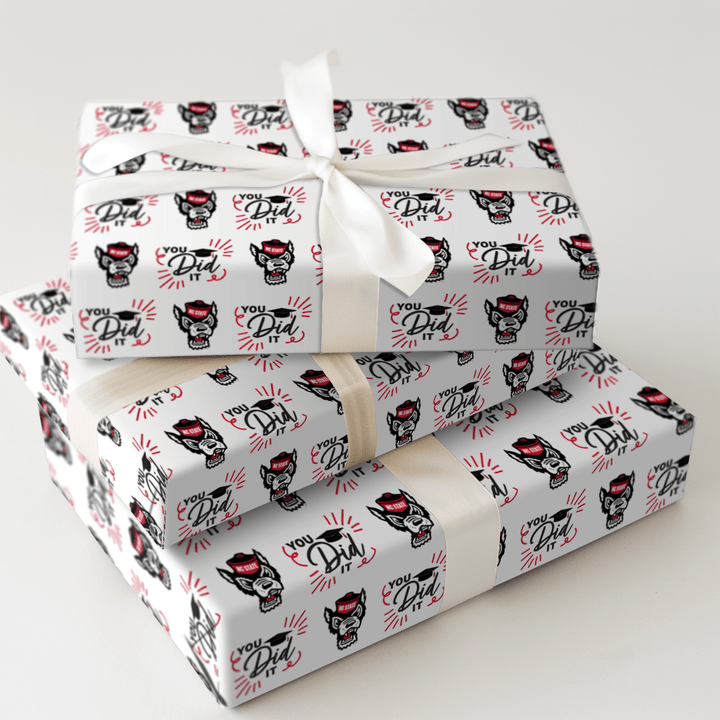 NC State You Did It - Wrapping Paper - Aspen & Arlo