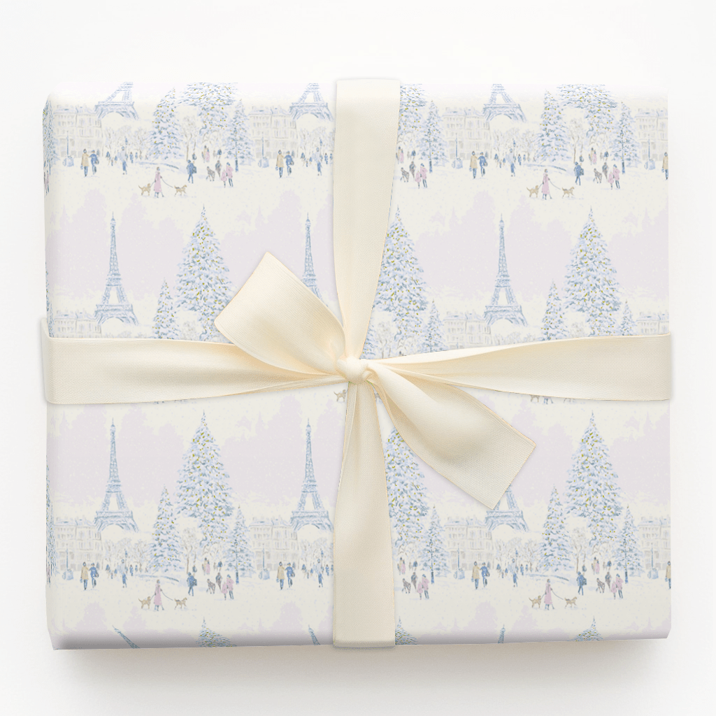 Merry in Paris - Wrapping Paper - Aspen & Arlo