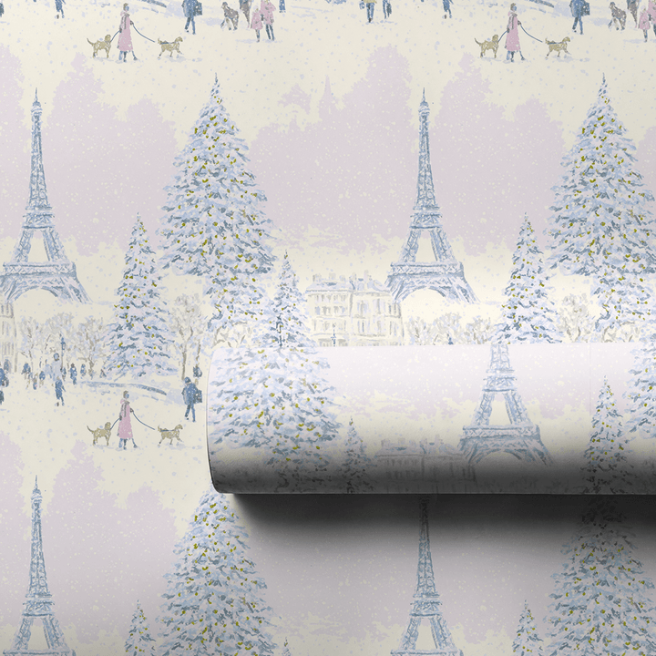 Merry in Paris - Wrapping Paper - Aspen & Arlo