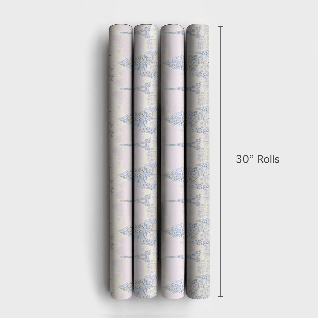 Merry in Paris - Wrapping Paper - Aspen & Arlo