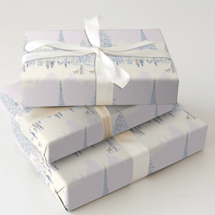 Merry in Paris - Wrapping Paper - Aspen & Arlo