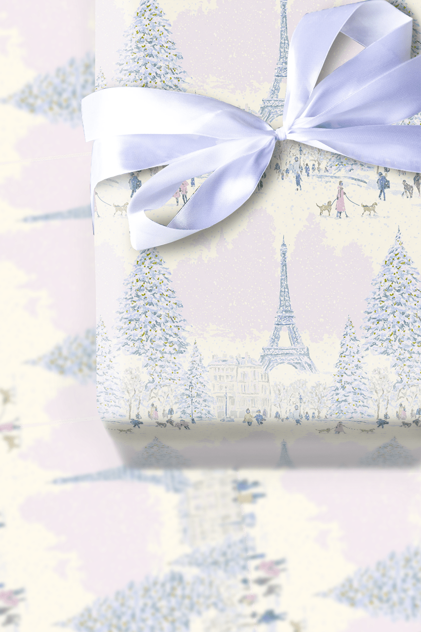 Merry in Paris - Wrapping Paper - Aspen & Arlo
